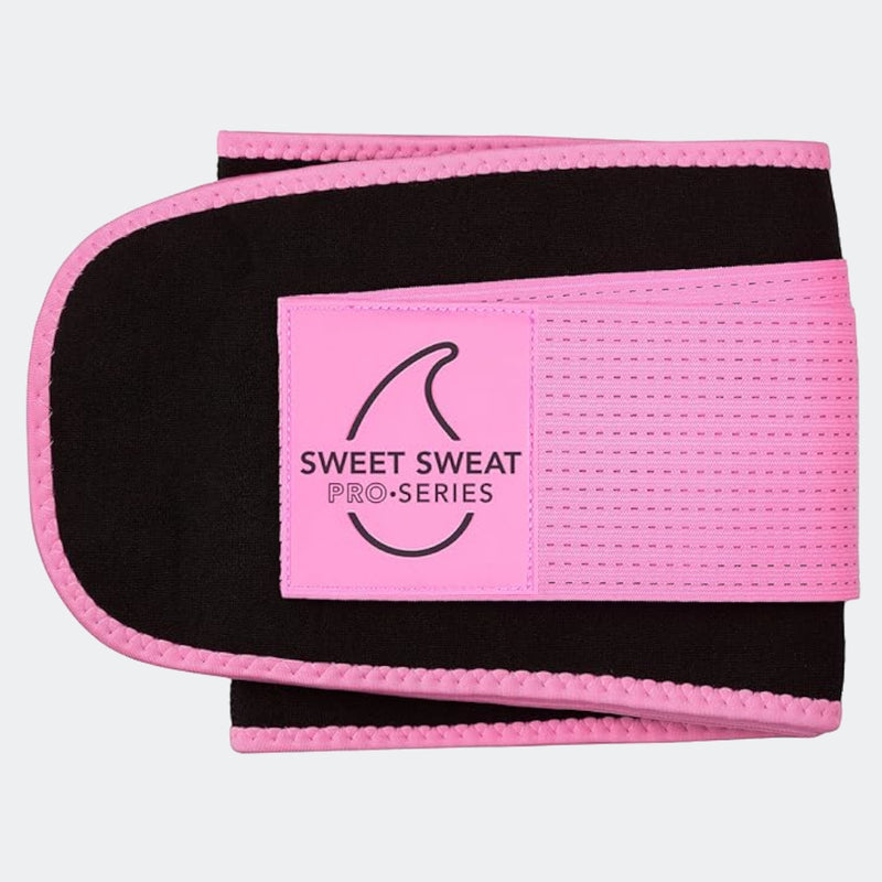 Sports Research Sweet Sweat Waist Trimmer 'Pro Series' Belt with Adjustable Velcro Straps for Men & Women