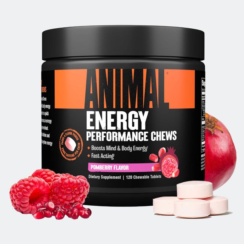 Universal Nutrition Animal Energy Performance Chew Tabs, 120 Chewable Tablets