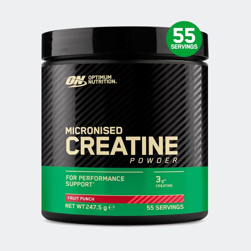 Optimum Nutrition Micronised Creatine Powder 247.5g - 3g creatine monohydrate per serving, muscle support for high intensity training