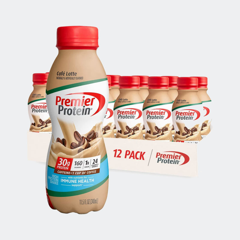Premier Protein Shake 11.5oz (Pack of 12) - 30g Protein, 1g Sugar, 24 Vitamins & Minerals, Nutrients to Support Immune Health