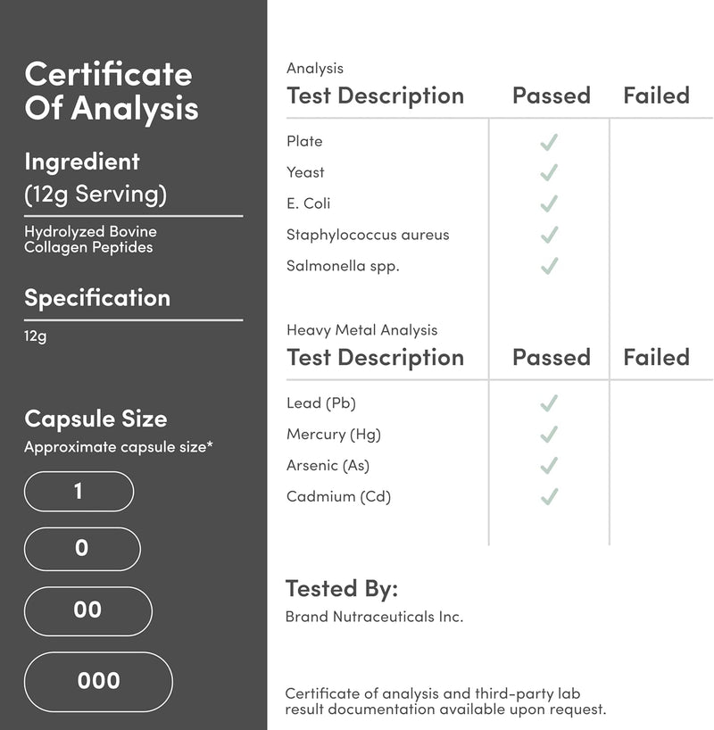 Double Wood Supplements Hydrolyzed Collagen Peptides 38 serving - 456g