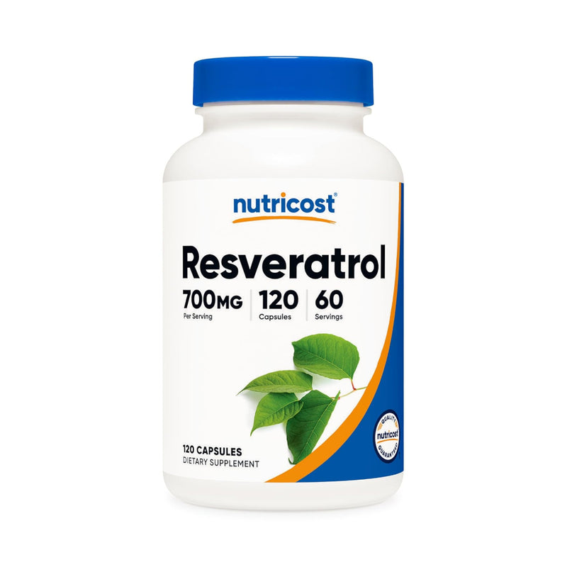 Nutricost Resveratrol 700mg, 120 Capsules - Vegan, Gluten Free, Non-GMO