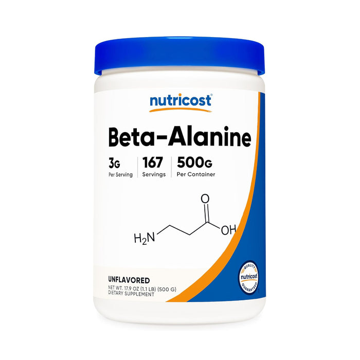 Nutricost Beta Alanine Powder - 3 Grams Per Serving