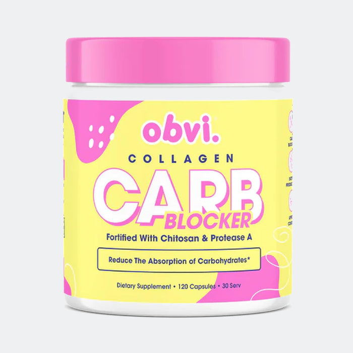 Obvi Guilt-Free Carb Blocker 120 Capsules, 30 Servings - Supports Fitness Goals, Carb Absorption Blocker with White Kidney Bean Extract