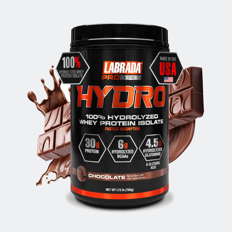 Labrada PRO SERIES HYDRO 100% Hydrolyzed Whey Protein Isolate, 1.7lb