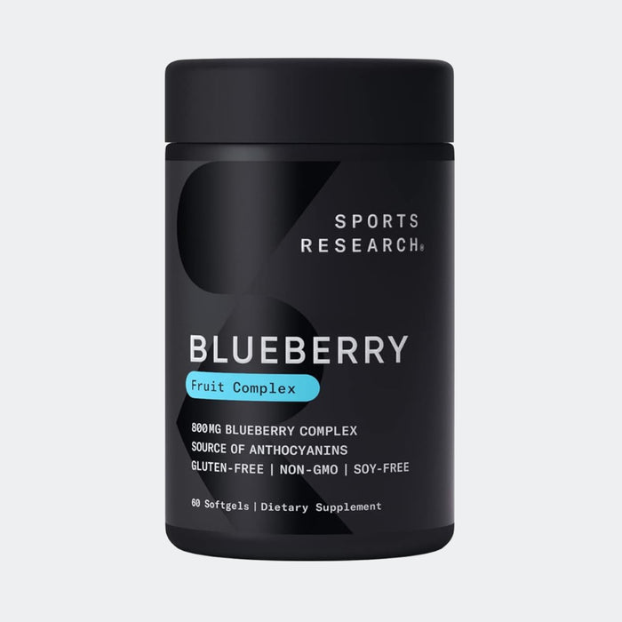 Sports Research Blueberry Concentrate Fruit Complex 800mg, 60 softgels