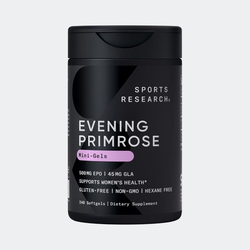 Sports Research Evening Primrose Oil 500mg - 240 Softgels
