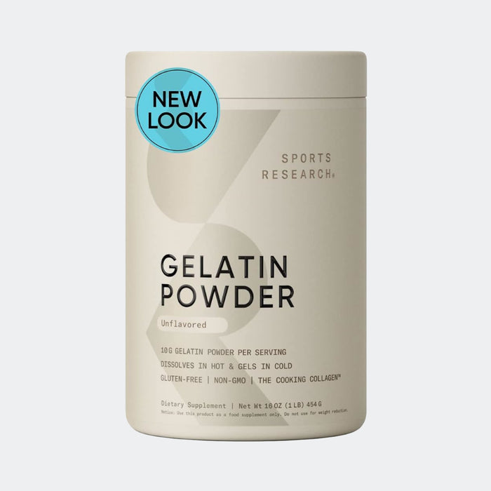 Sports Research Gelatin Powder Unflavoured 16oz, 454 gm