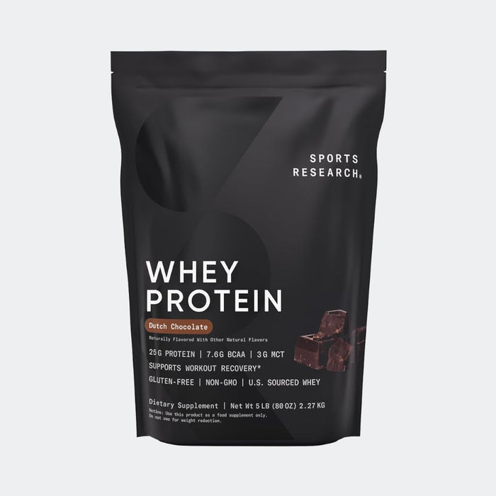 Sports Research, Whey Protein Isolate, Dutch Chocolate, 5 lbs (2.27 kg)