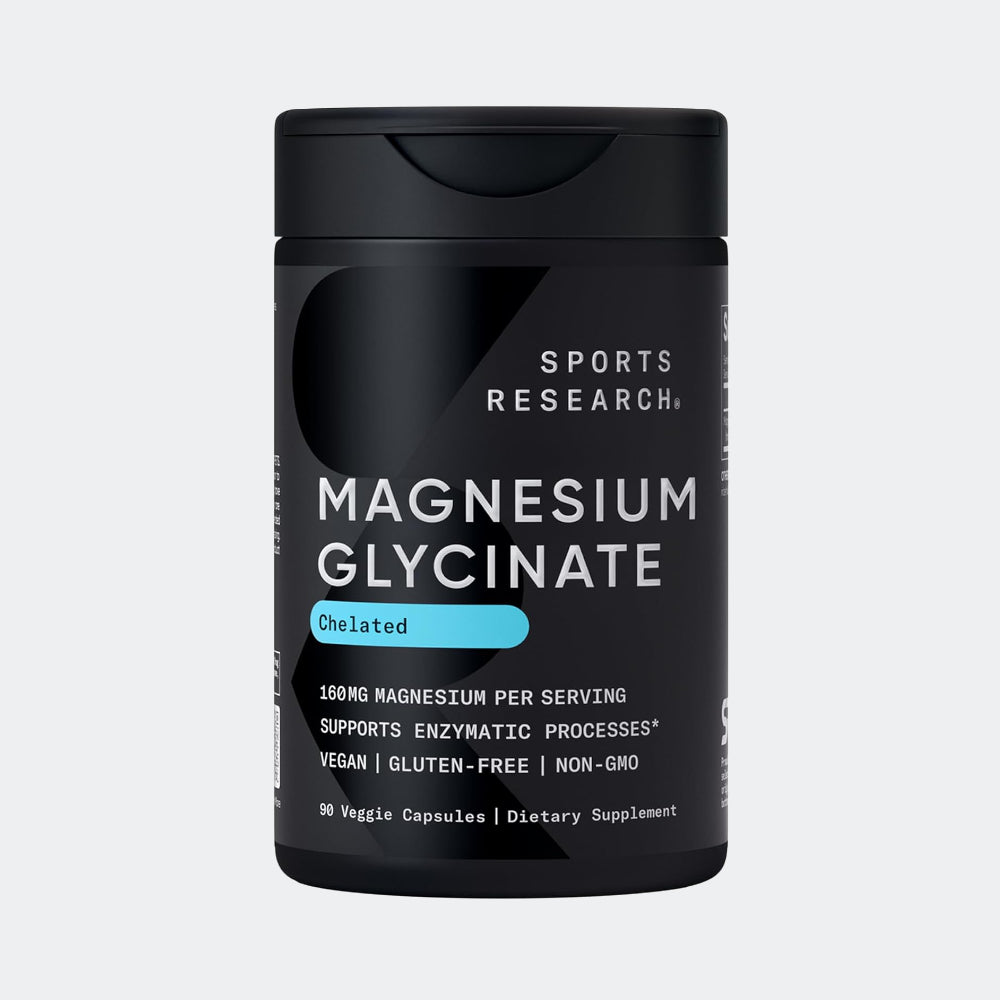 Sports Research Magnesium Glycinate 160mg Veggie Capsules