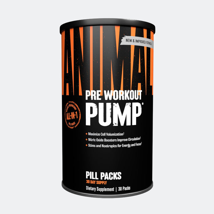 Universal Nutrition Animal Pump Pre Workout Unflavoured, 30 Packs