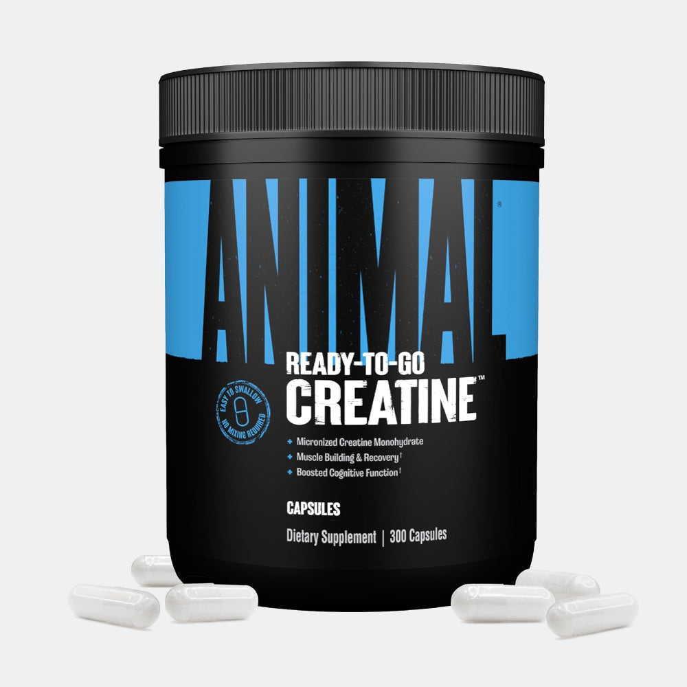 Universal Nutrition Animal Micronized Creatine Monohydrate Capsules, 300 Caps