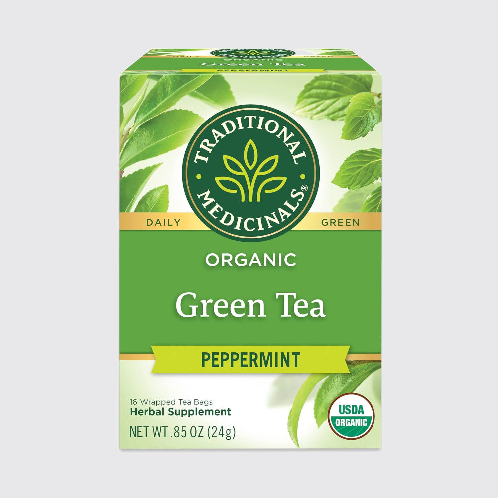 Traditional Medicinals Organic Green Tea - 16 Tea Bags - Clearance Sale