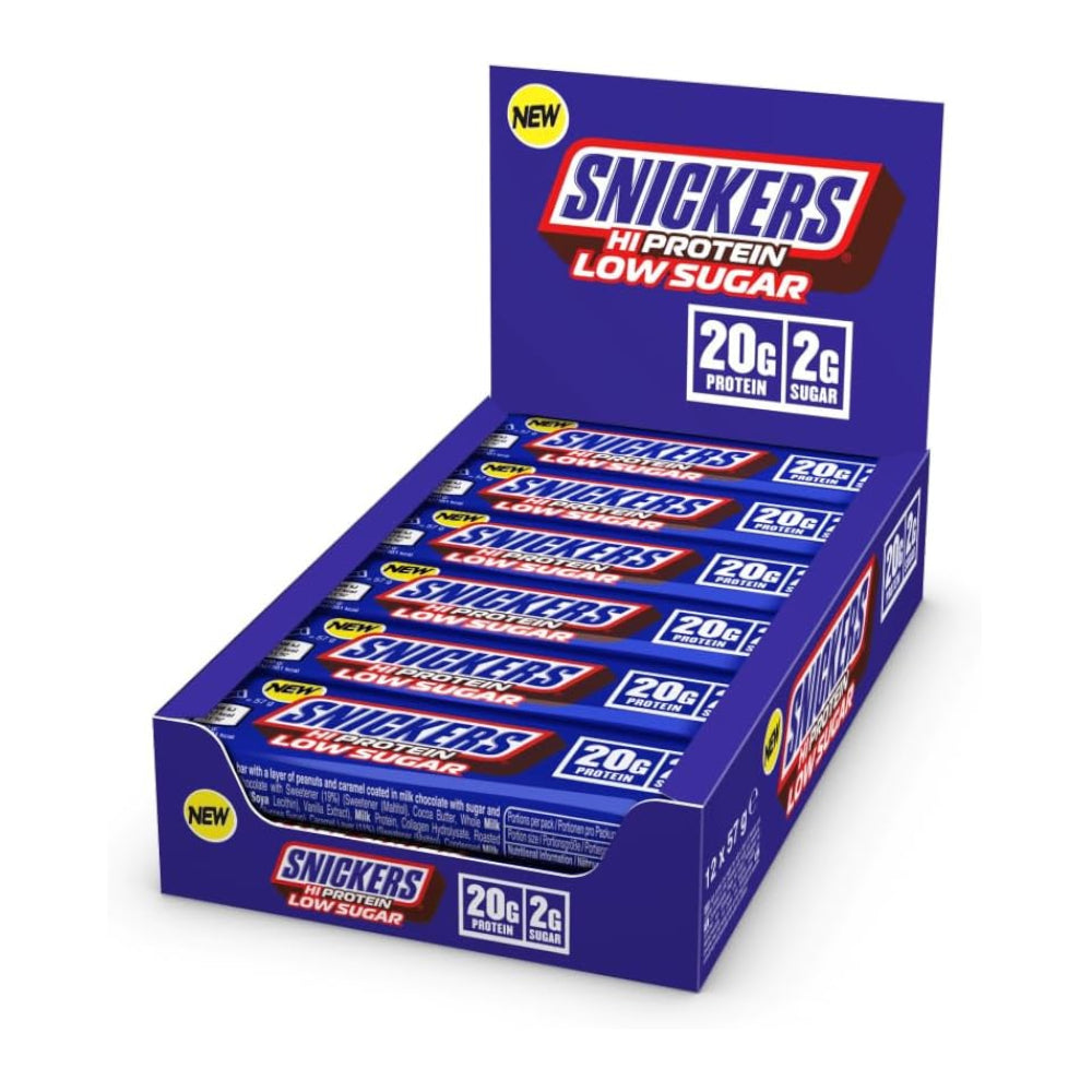 Snickers High Protein Low Sugar Bars (1 x12)