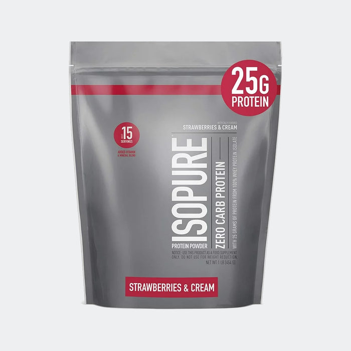 Isopure Zero Carb Protein Powder, 25g Of Protein From 100% Whey Protein Isolate