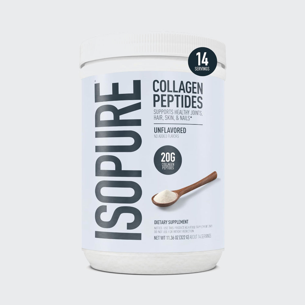 Isopure Grass-Fed Collagen Peptides Powder 14 serving - Unflavoured