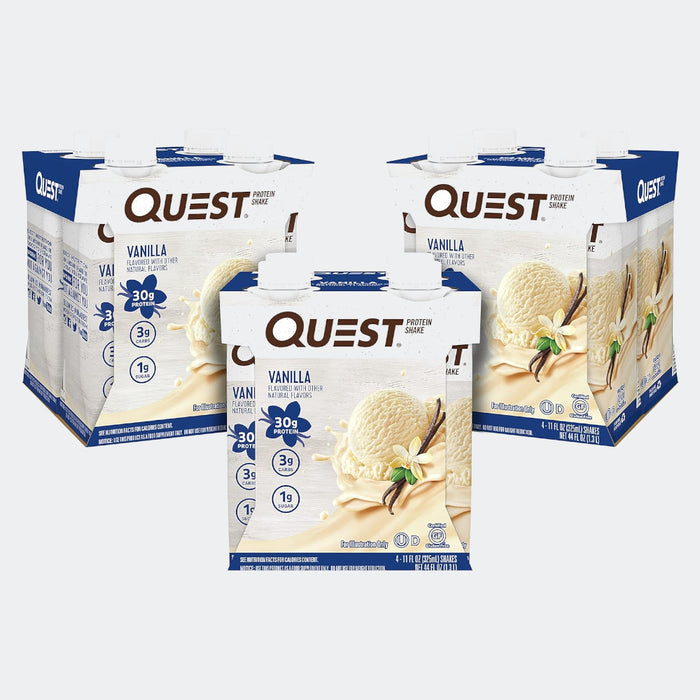 Quest Nutrition Protein Shake (Pack of 12), Low Carb, Gluten Free