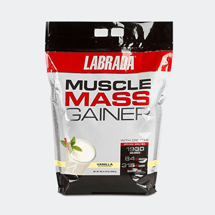 Labrada Muscle Mass Gainer Powder, Weight Gain Post Workout Gluten Free