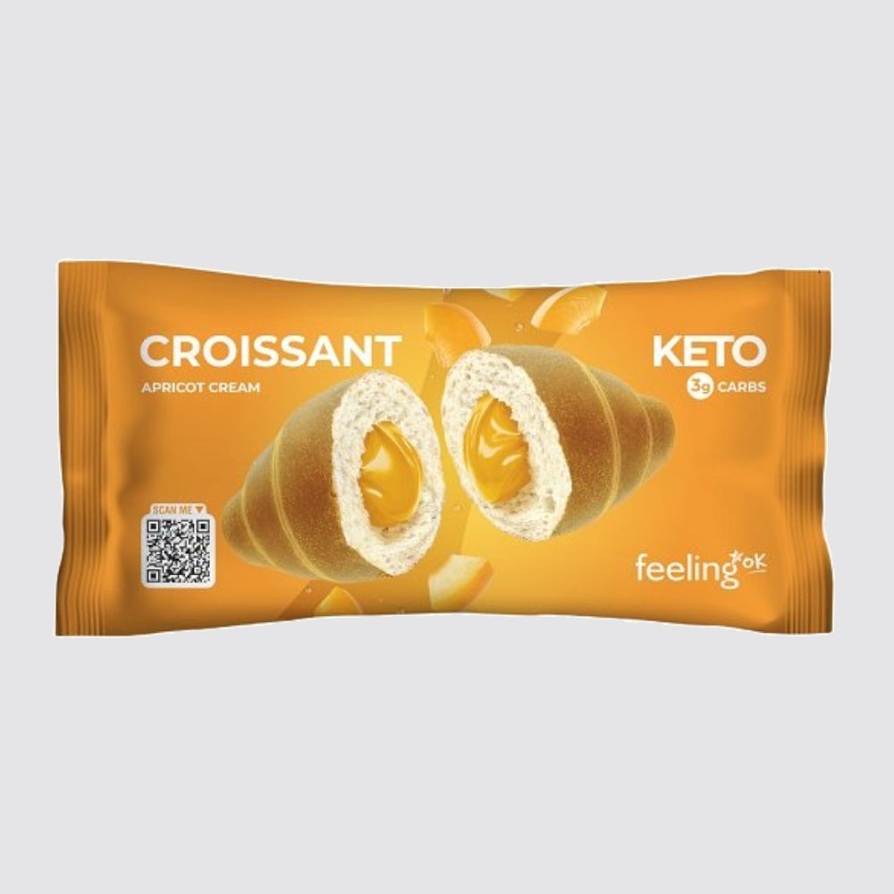 Feeling Ok Cream Filled Protein Croissant 50g - Keto Friendly