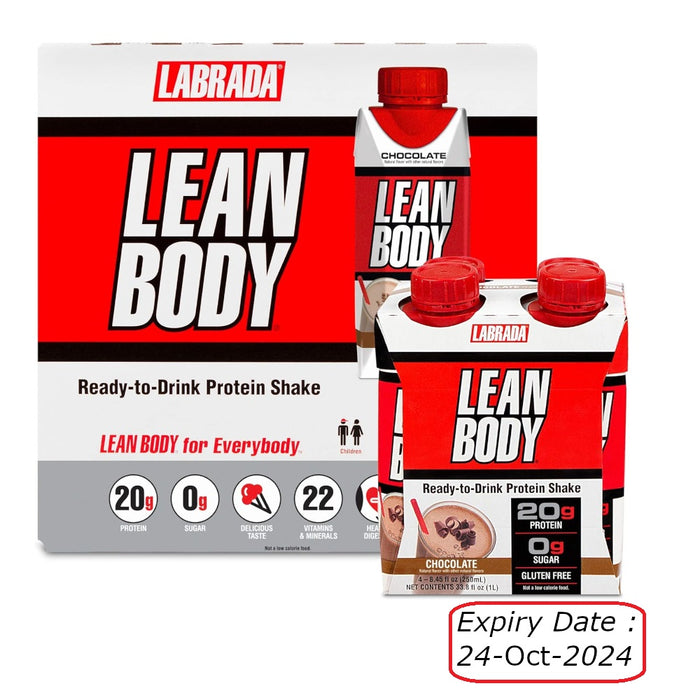 Labrada Lean Body Ready-to-Drink Protein Shake 8.45 Oz (Pack of 16)