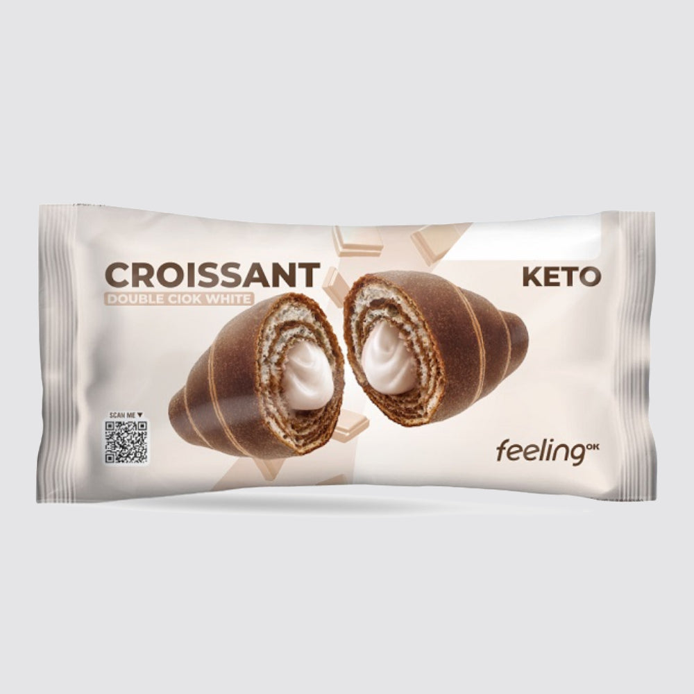 Feeling Ok Cream Filled Protein Croissant 50g - Keto Friendly