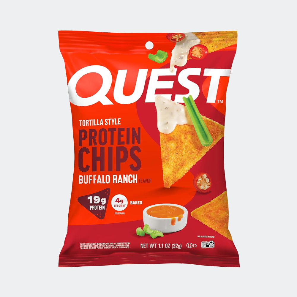 Quest Nutrition Tortilla Style Protein Chips - Pack of 8