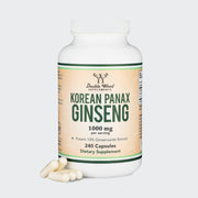 Double Wood Supplements Korean Panax Ginseng 1000mg - 240 Capsules