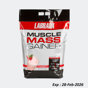Labrada Muscle Mass Gainer Powder, Weight Gain Post Workout Gluten Free