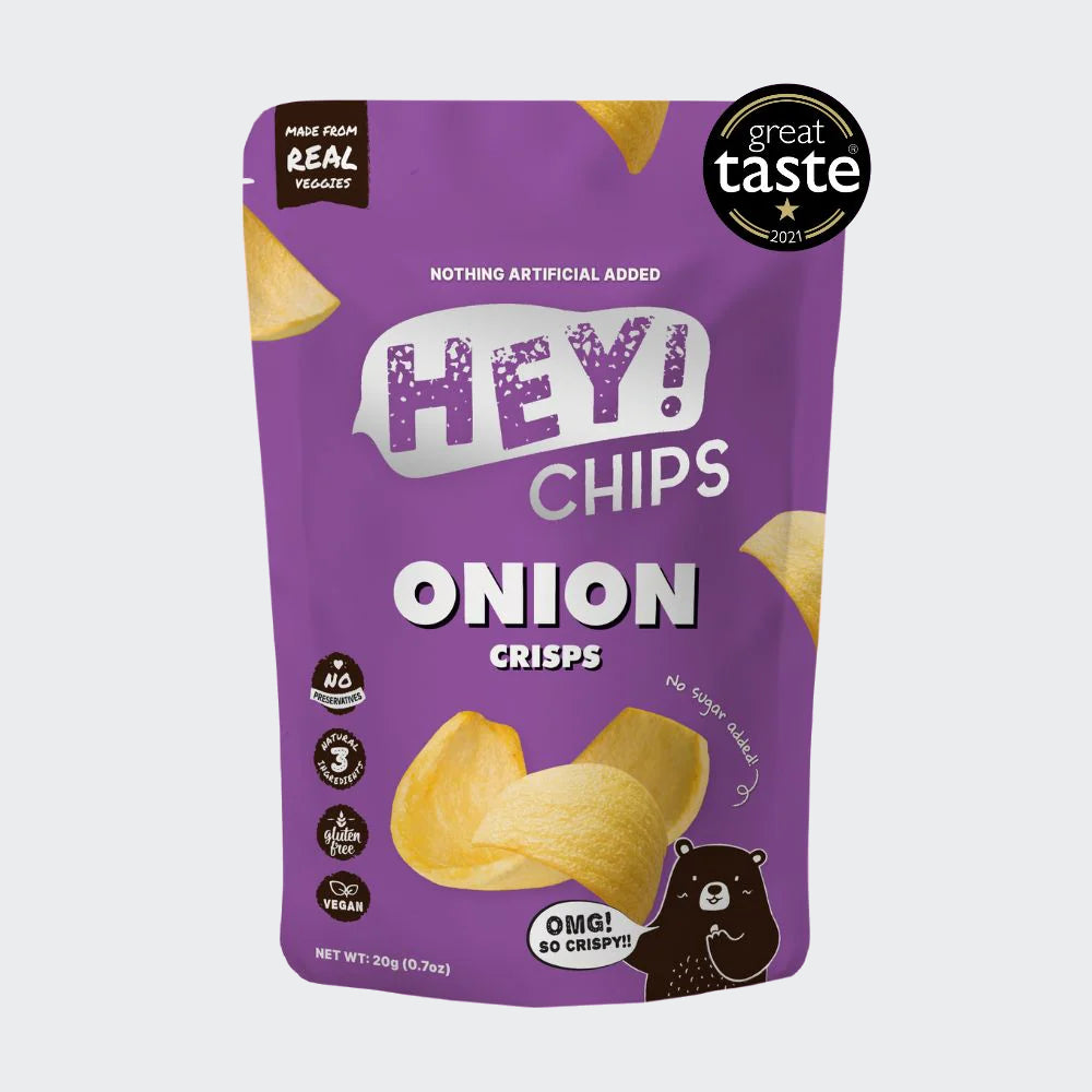 Hey! Chips Onion Crisps 20g