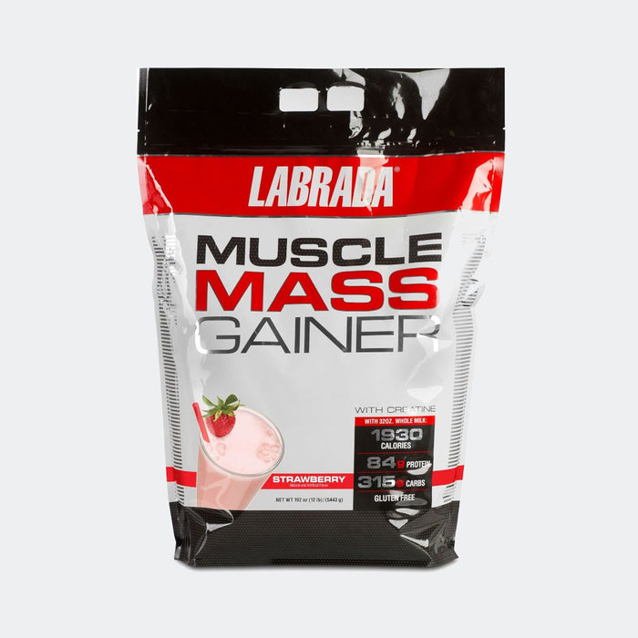 Labrada Muscle Mass Gainer Powder, Weight Gain Post Workout Gluten Free