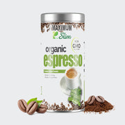 Maximum Slim Organic Espresso 20 serving - Rich & Smooth Coffee for Energy Boost