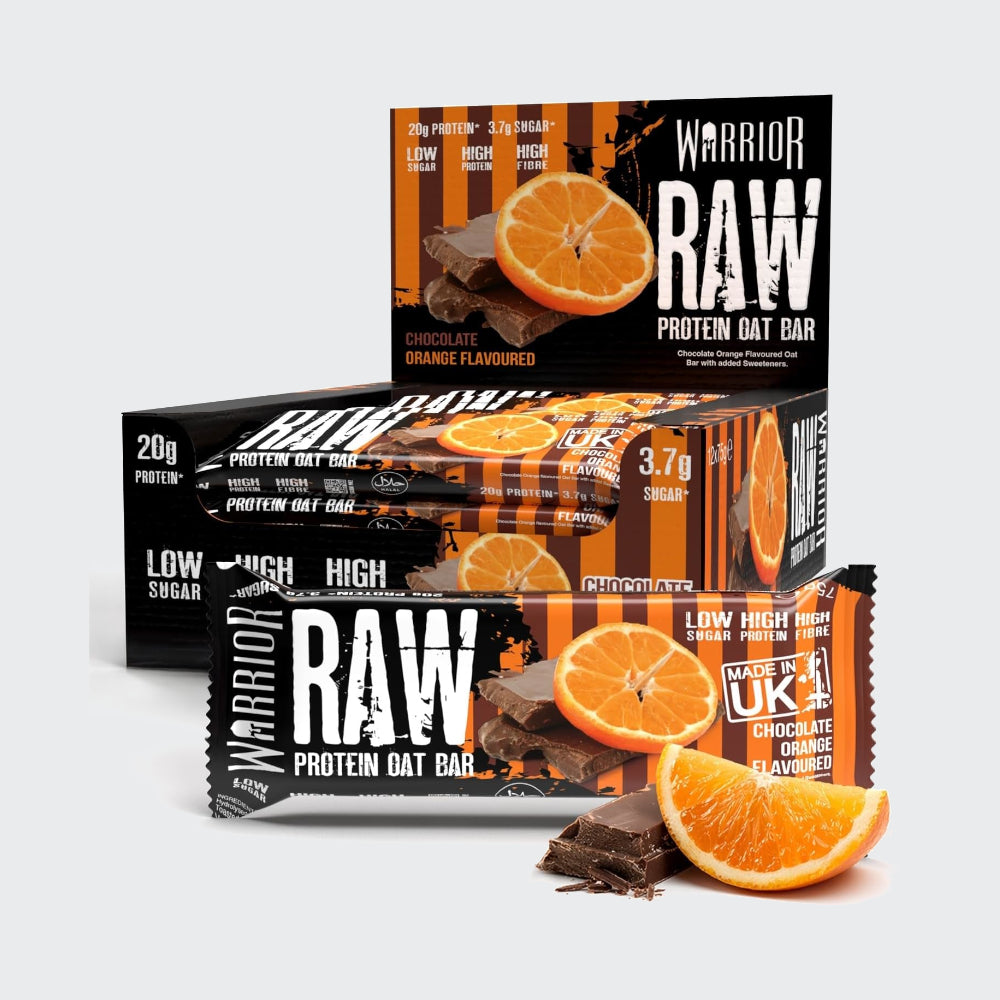 Warrior RAW Protein Oat Bar 75g - Pack of 12