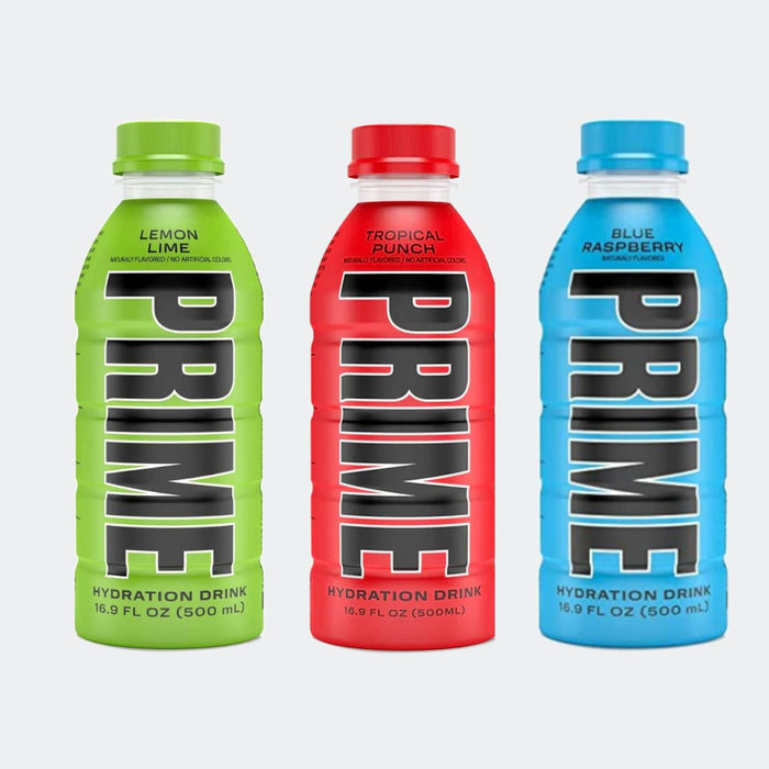 Prime Hydration Drink, 500ml, 3 Flavors Variety Pack