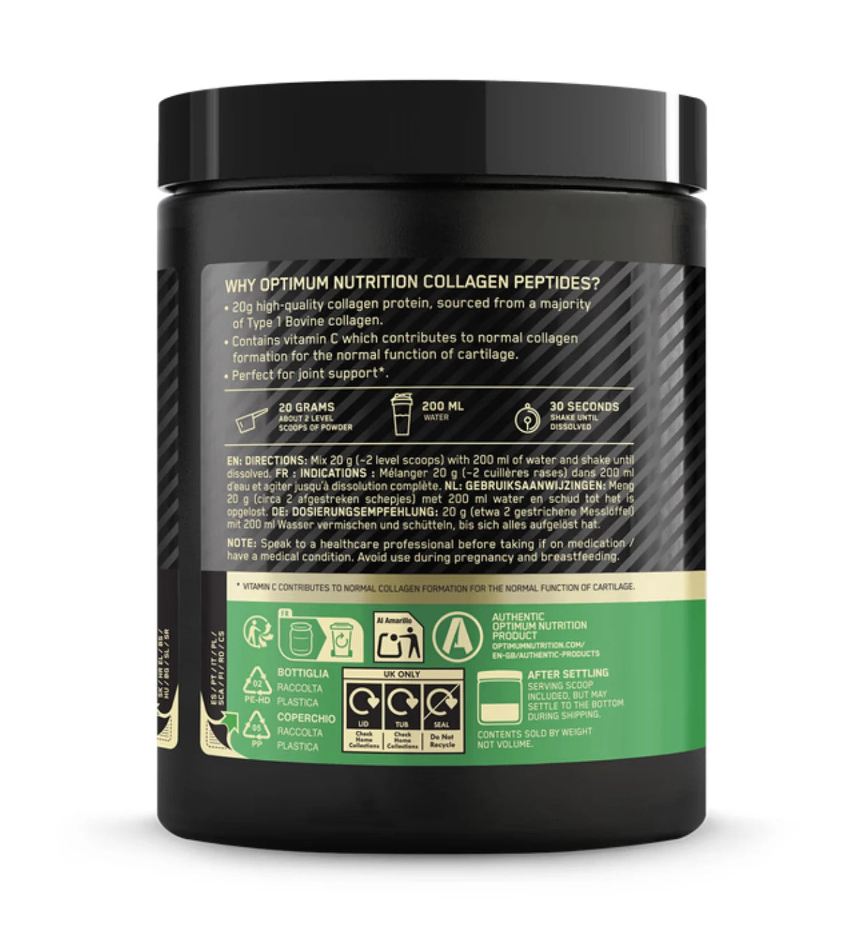 Optimum Nutrition Collagen Peptides 320g - Unflavoured