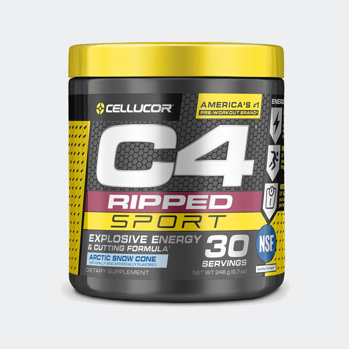 Cellucor C4 Ripped Sport Explosive Energy 30 Servings Pre Workout Powder