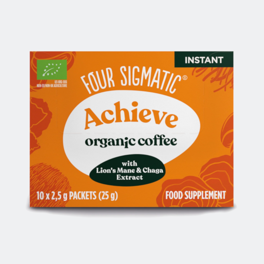 Four Sigmatic Organic Coffee with Lion's Mane & Chaga Mushrooms (Pack of 10)