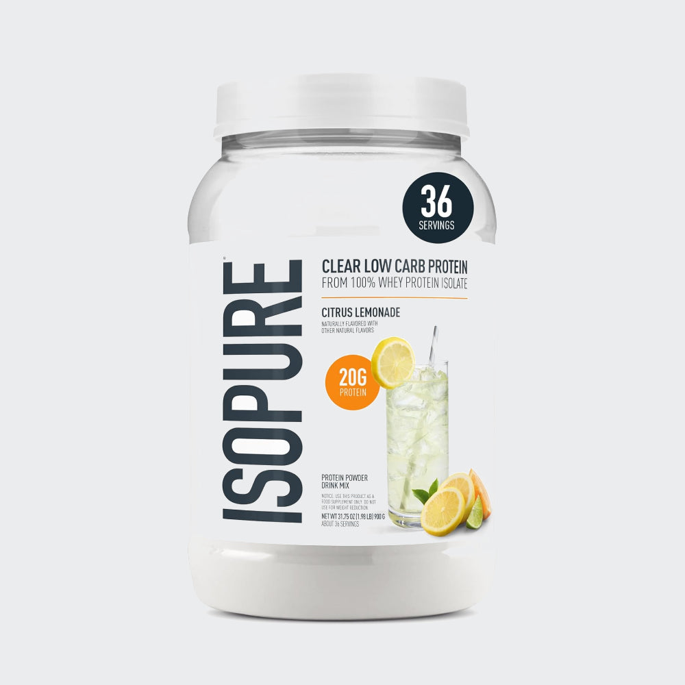 Isopure Protein Powder 16 Servings, Post Workout Recovery Drink Mix