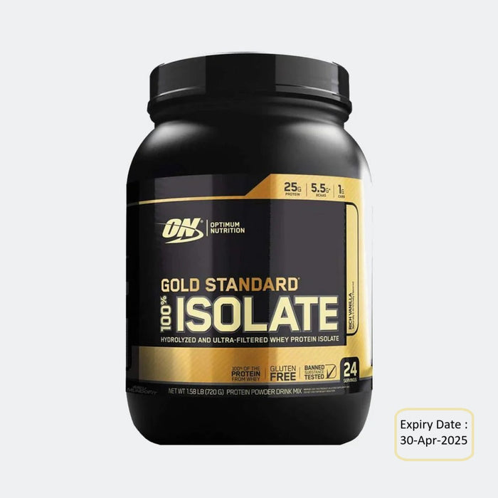 Optimum Nutrition Gold Standard 100% Isolate, Muscle Support & Recovery