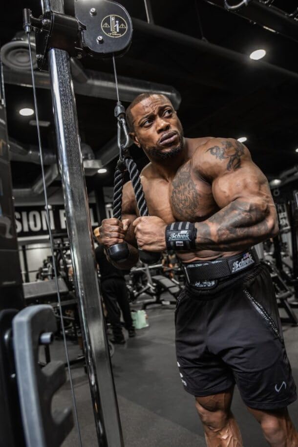 Schiek Black Out Line Wrist Wraps