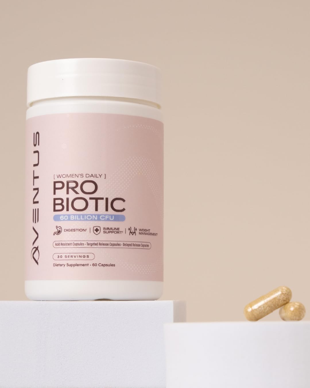 Aventus Women’s Daily Probiotic 60 Billion CFU - 60 Capsules