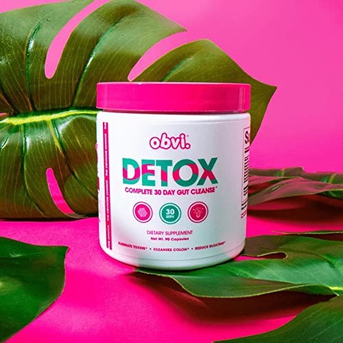 Obvi Detox 30 Servings, Eliminate Toxins, Cleanses Colon & Reduce Bloating