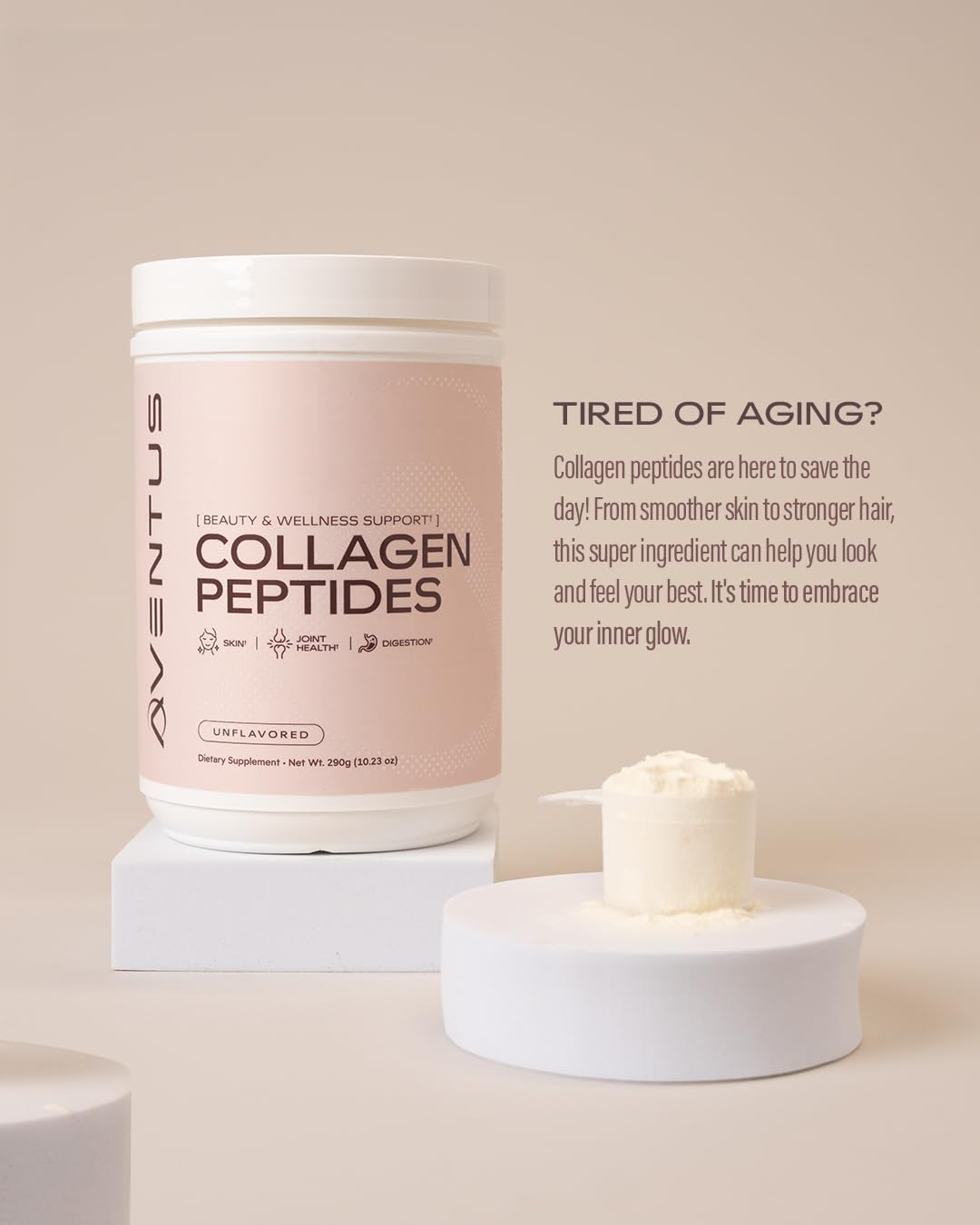 Aventus Collagen Peptides 290g - Unflavoured