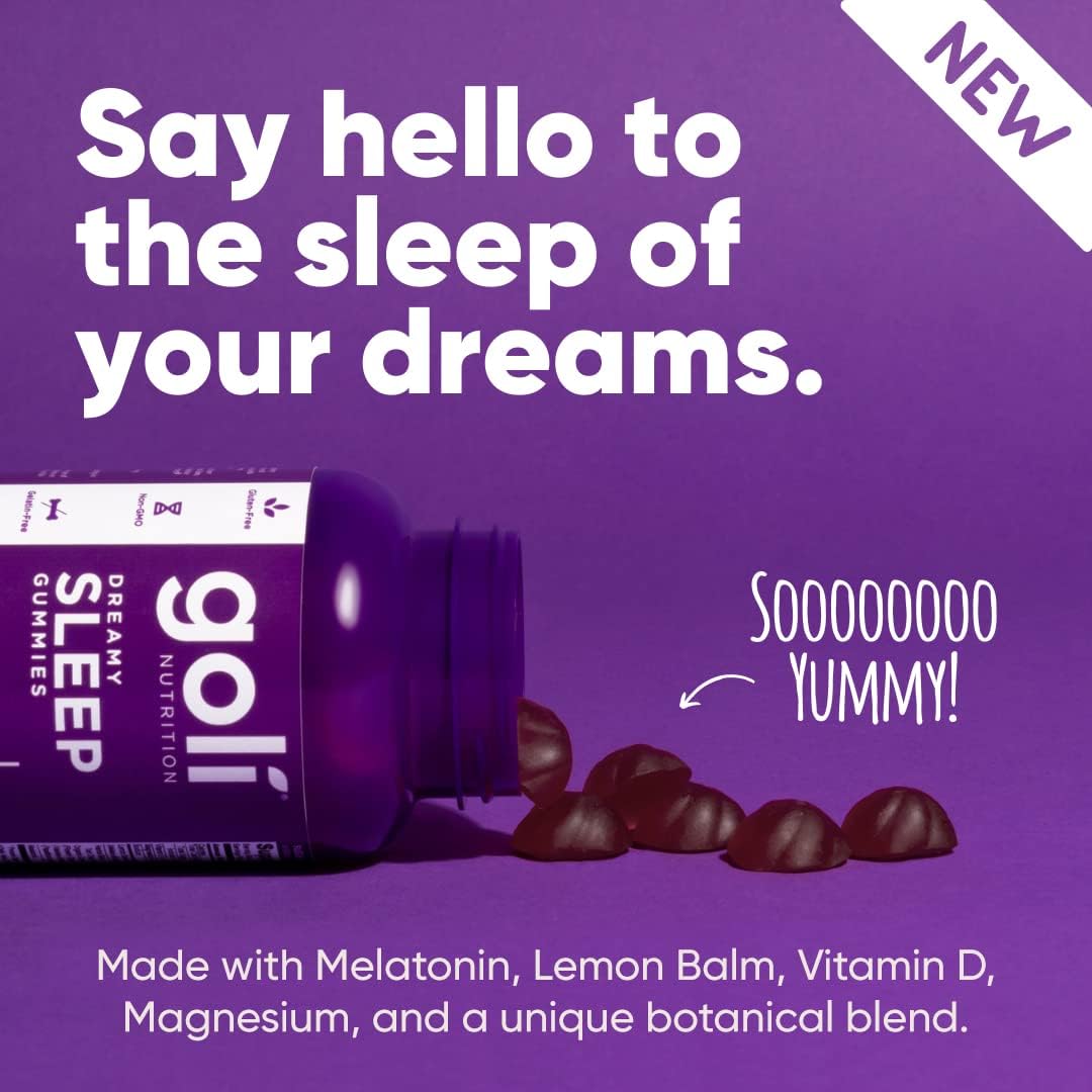 Goli Dreamy Sleep Gummies - 60 pieces
