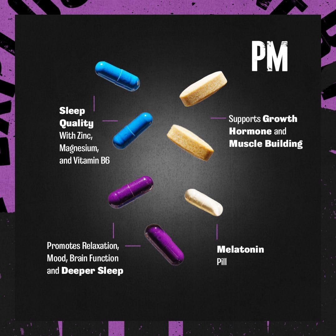 Universal Nutrition PM Nighttime Recovery Capsules, 30 Packs