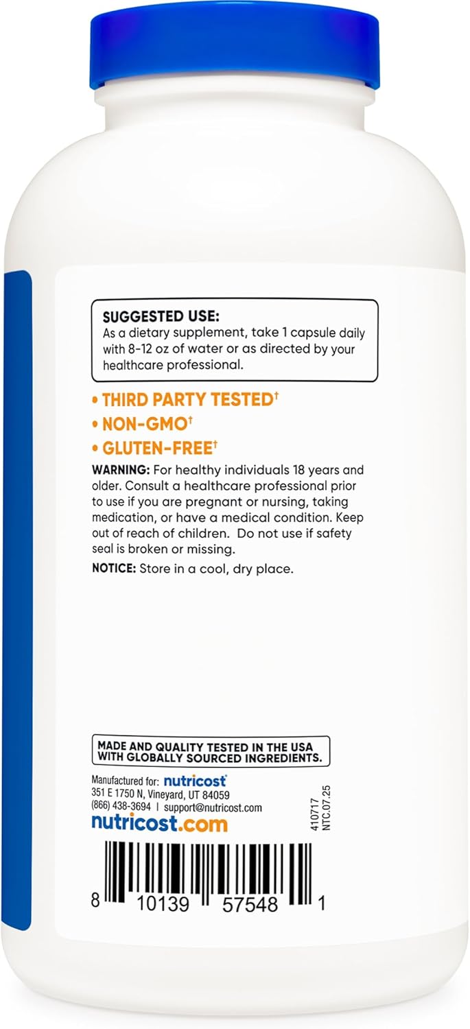 Nutricost Dong Quai 565mg, 240 Capsules (Angelica Sinensis) - Vegetarian Caps, Non-GMO, Gluten Free