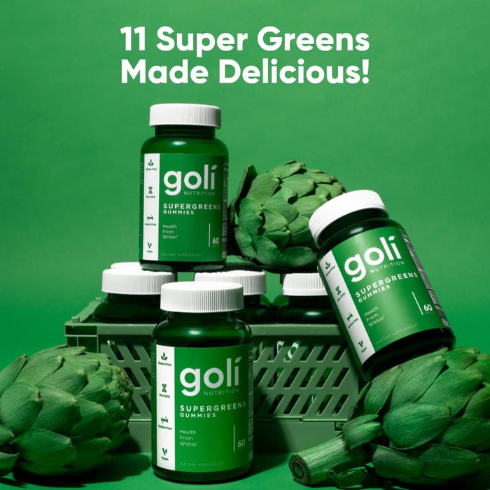 Goli Nutrition Supergreens Gummies 60pcs