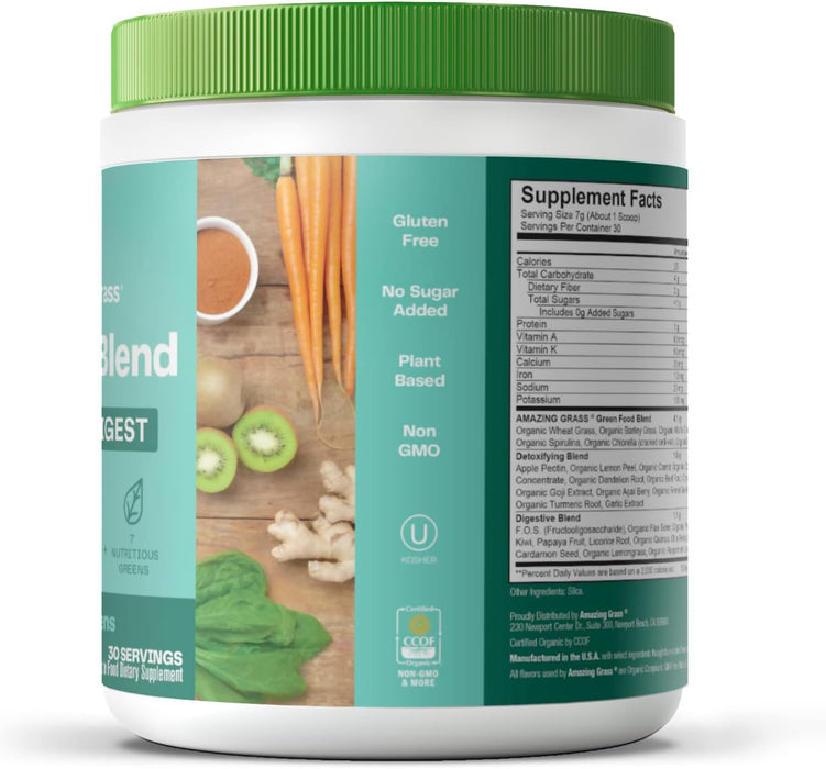 Amazing Grass Detox And Digest Powder, 240g