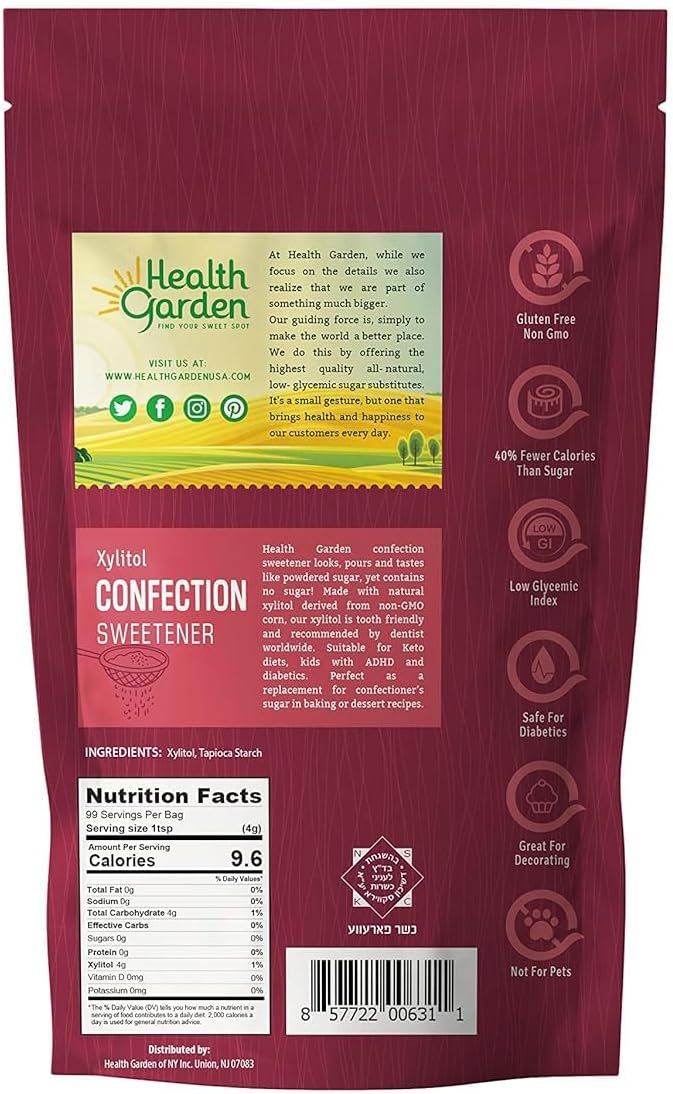 Health Garden Sugar Free Xylitol Confection Sweetener 397g