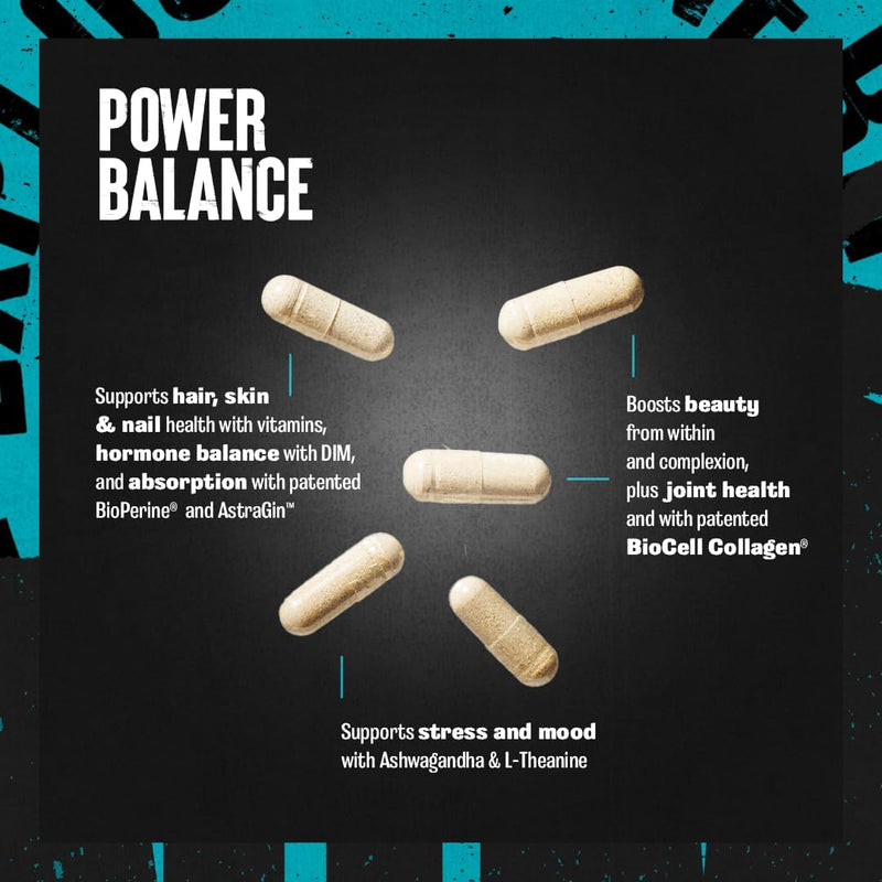Universal Nutrition Animal Power Balance – Women's Alpha F Comprehensive Formula, 30 Packets
