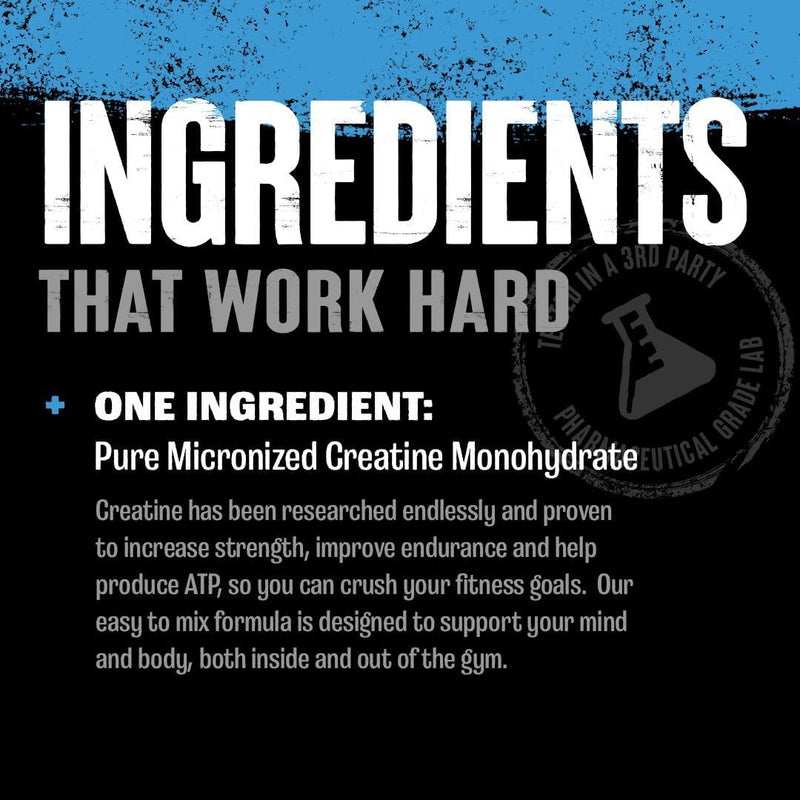 Universal Nutrition Animal 100% Pure Creatine Monohydrate Powder, Unflavoured, 300g